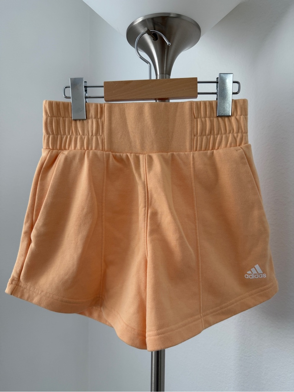 Adidas Peach Athletic Shorts with Logo